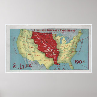 Poster Exposition d'achat Louisiane