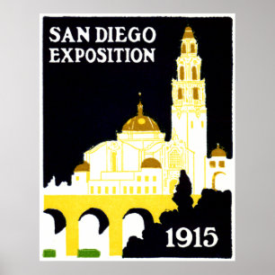 Poster Exposition de San Diego en 1915