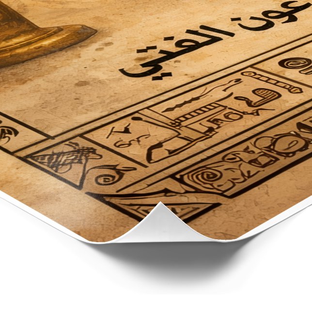 Poster Exposition de Toutânkhamon en 1925 à Ciro (Coin)