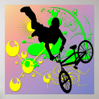 Poster Extreme Biking
