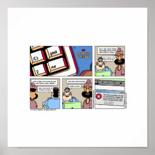 Poster Extrémité de l'affiche d'Internet !