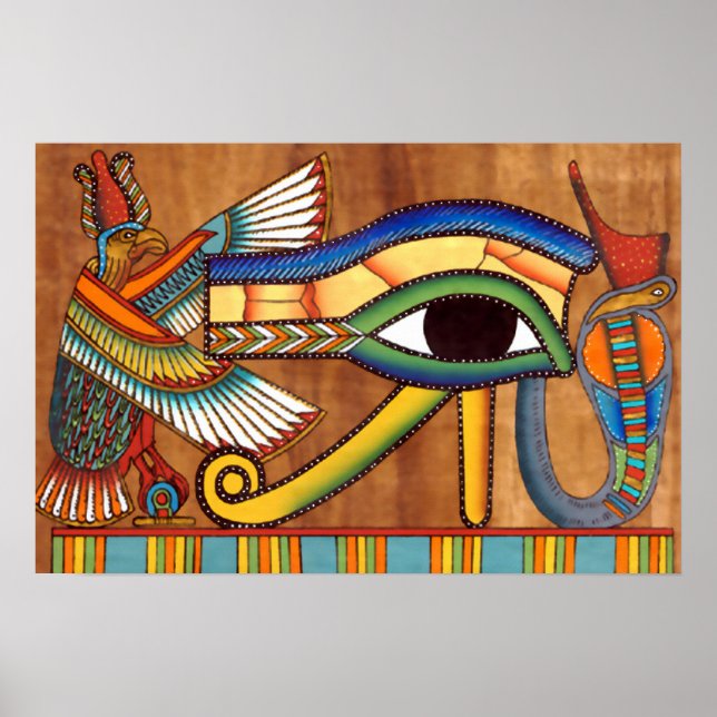 Poster Eye of Horus Imprimer (Devant)