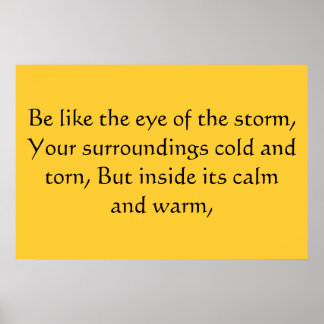 Poster Eye of the storm