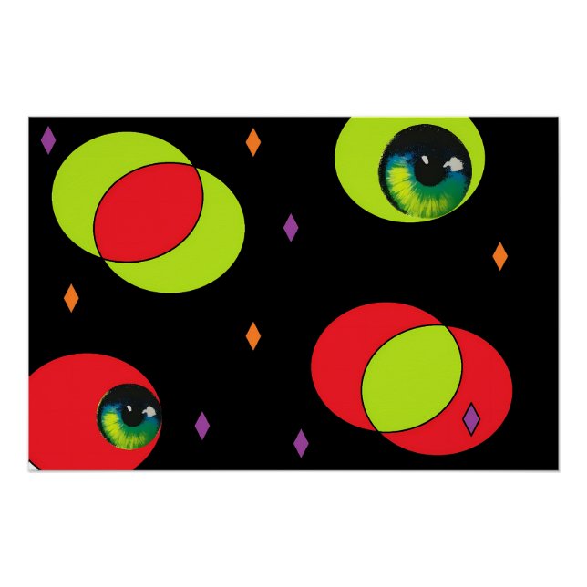 Poster Eyezeen - Ken Gage Art abstrait (Devant)