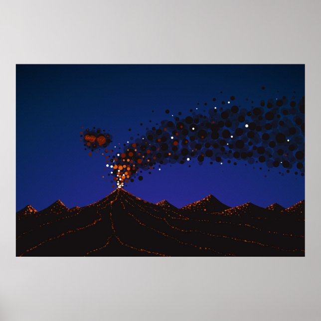 Poster Eyjafjallajokull (Devant)