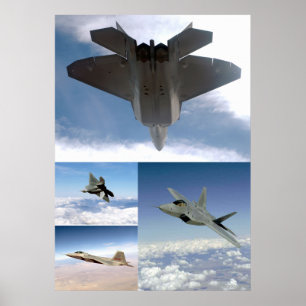 Poster F22 Collage de Raptor