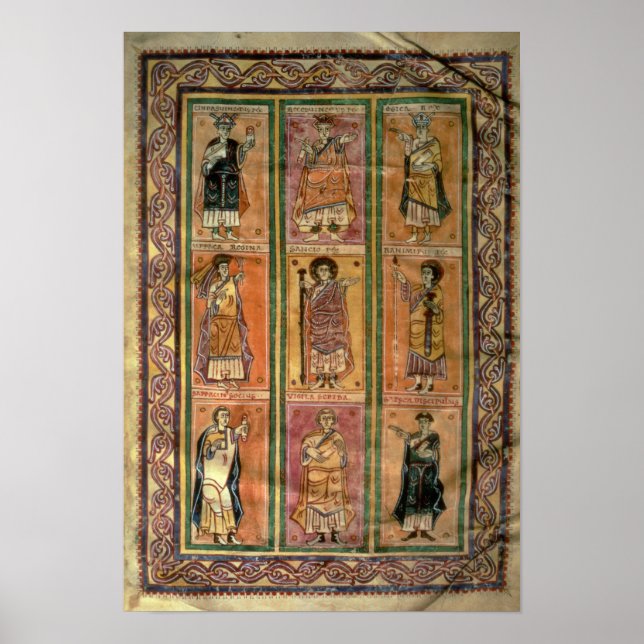 Poster F.142 Saracens, du Councilar Codex d'Abelda (Devant)