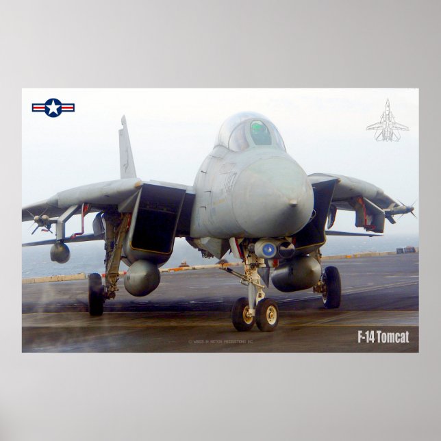 POSTER F-14 TOMCAT "FLIGHTDECK" (Devant)