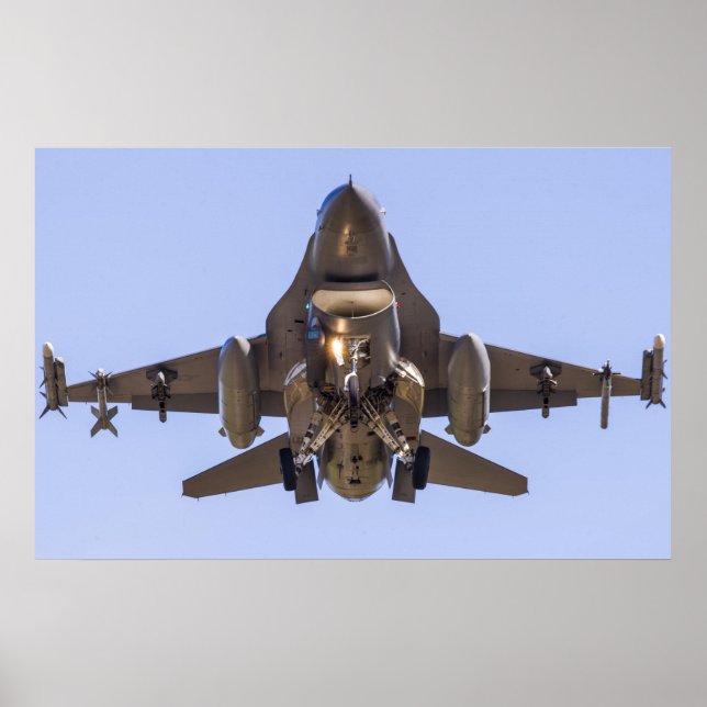 Poster F-16 Faucon combattant (Devant)