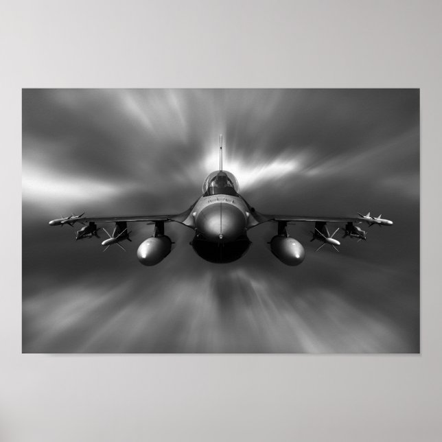 Poster F-16 Faucon combattant (Devant)