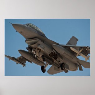 Poster F-16 Faucon combattant