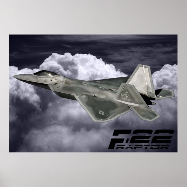 POSTER F-22 RAPTOR (Devant)