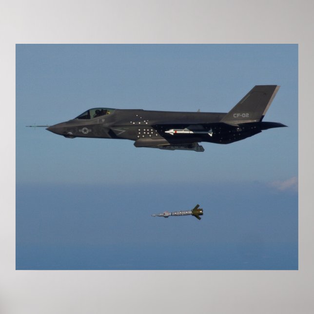 Poster F-35C Lightning II (Devant)