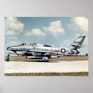 Poster F-84F Thunderstreak
