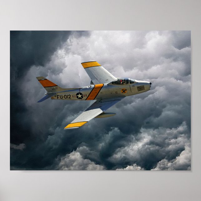 Poster F-86 Sabre (Devant)