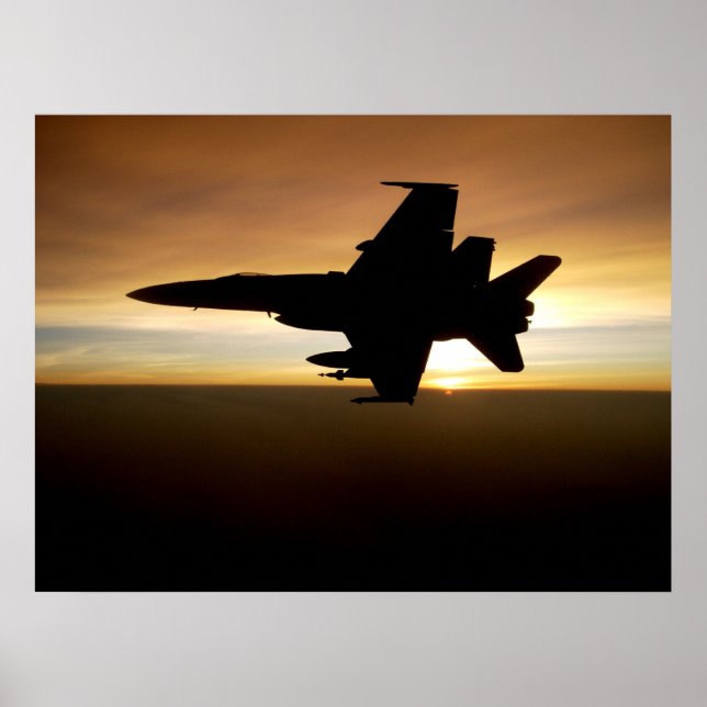 Poster F/A-18 Hornet (Devant)