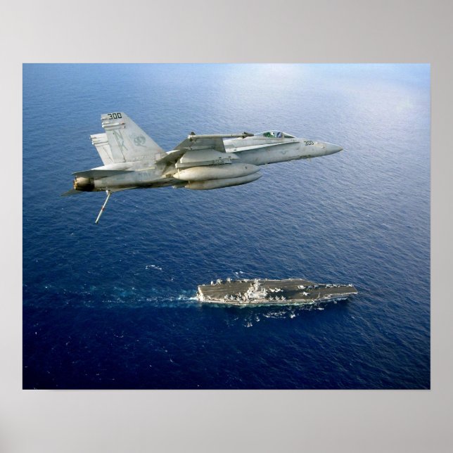 Poster F/A-18C Hornet (Devant)