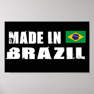 Poster Fabriqué au Brésil