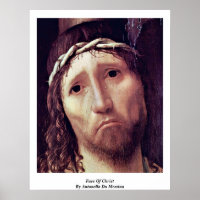 Face Du Christ Par Antonello Da Messina