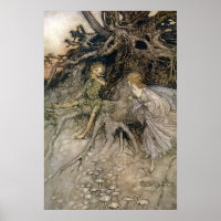 Faery, Le Rêve de la nuit d'été, Rackham 16W x 24H