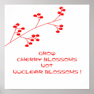 POSTER FAIRE CROÎTRE LES BLOSANS CHERRY ET NON LES BLOSSO