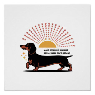 Poster Faire de la place pour la lumière du soleil et les