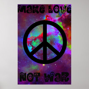Poster Faire de l'amour pas la guerre I