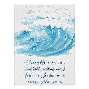 Poster Faire le tour des vagues de la fortune