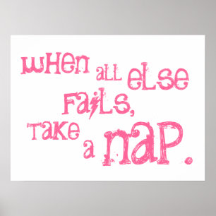 Poster - faire une sieste