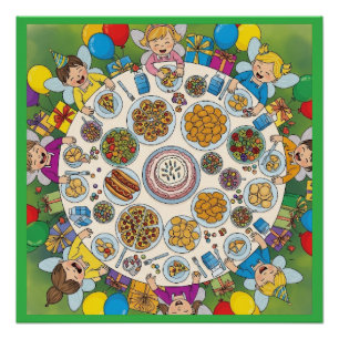 Poster Fairy Costume Party pour enfants