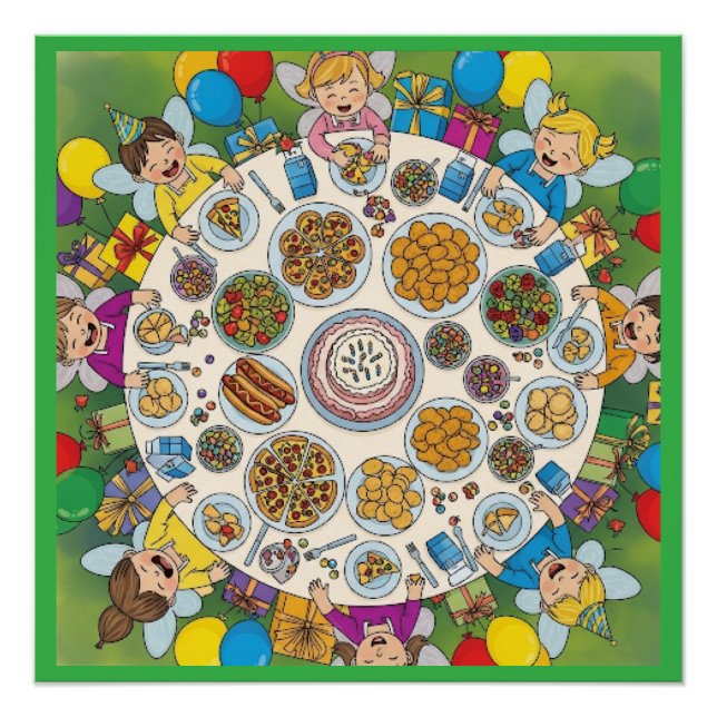 Poster Fairy Costume Party pour enfants (Devant)