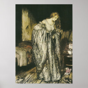 Poster Fairy Tale Sparkle robe par Arthur Rackham