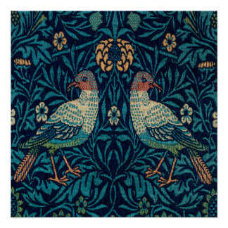 Poster Faisans William Morris