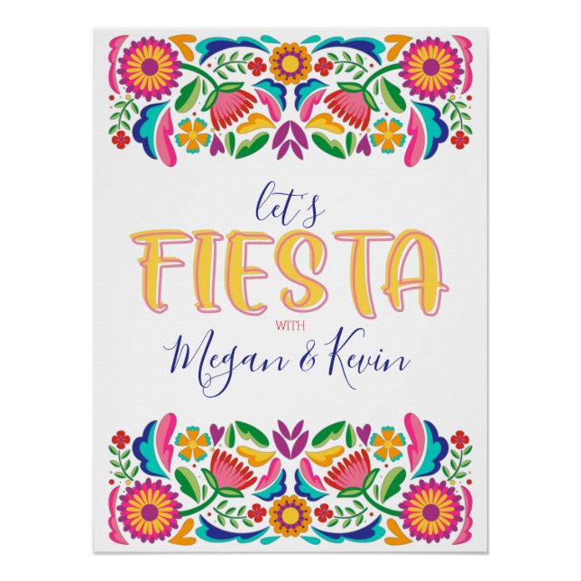 Poster Faisons la Fête Décoration de fête pour douches de (Devant)