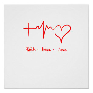 Poster Faith Hope Love