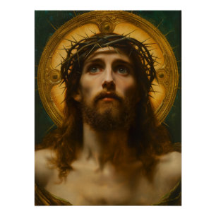Poster Faith Hope Love Jésus Christ Christian Don