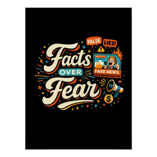 Poster Faits plutôt que la peur (Devant)