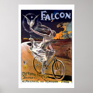 Poster Falcon Bicycle-c1890
