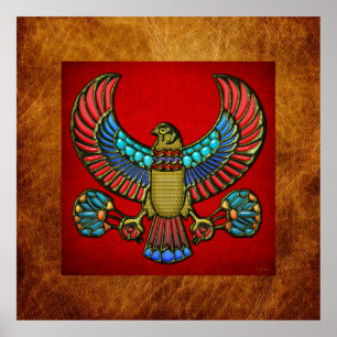 Poster Falcon égyptien
