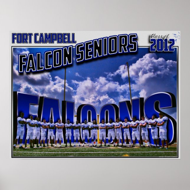 Poster Falcon Seniors 2011 - Classe de 2012 (Devant)