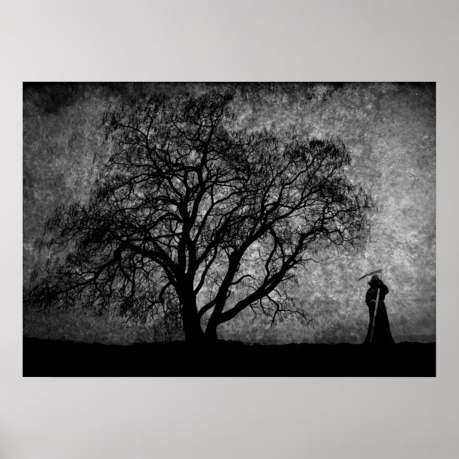 Poster Falln Grim Reaper Frontières Art Original Entre (Devant)