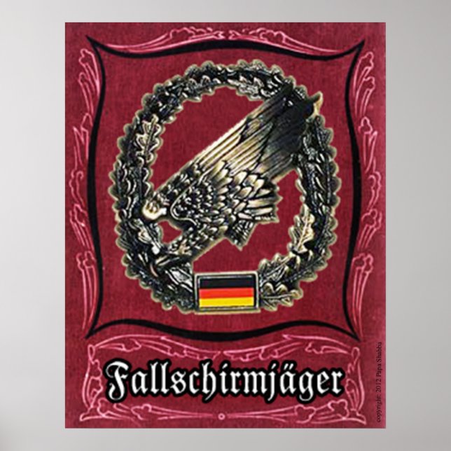 Poster Fallschirmjaeger (Devant)