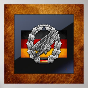 Poster Fallschirmjägertruppe
