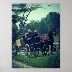 Poster Famille amish