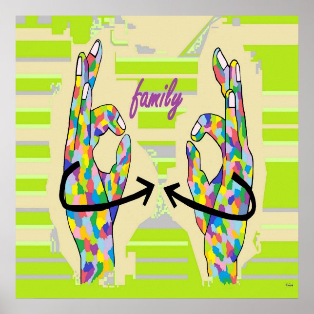 POSTER FAMILLE ASL (Devant)