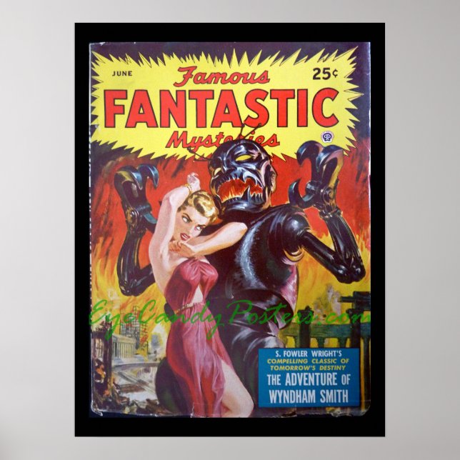 Poster Famous Fantastic Mysteries 13_Pulp Art (Devant)