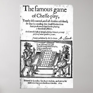Poster Famous Game of Chess, 1614