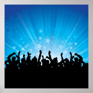 Poster Fans de concert