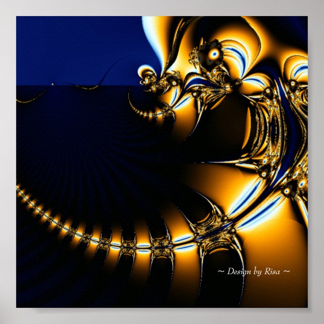 Poster Fantastique - Chasing the Dragon Fractal (Devant)
