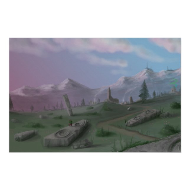 Poster Fantasy painting (Devant)